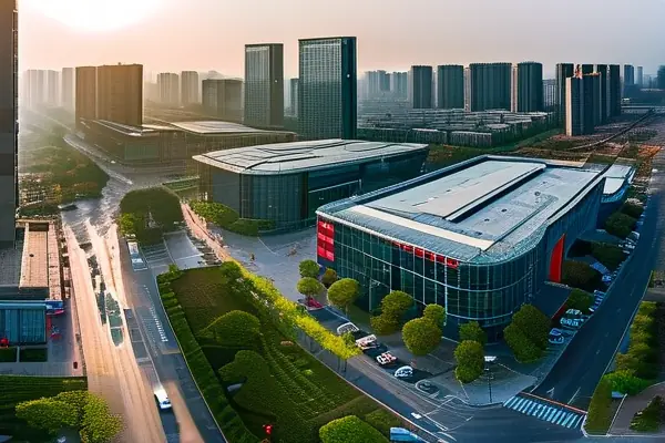 揚州華東國際建材城全景俯瞰圖
