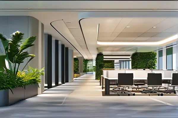 專業辦公室裝修公司打造的現代化辦公空間實景效果圖