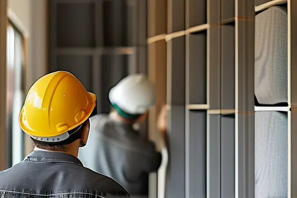 專業團隊進行隔音裝修施工