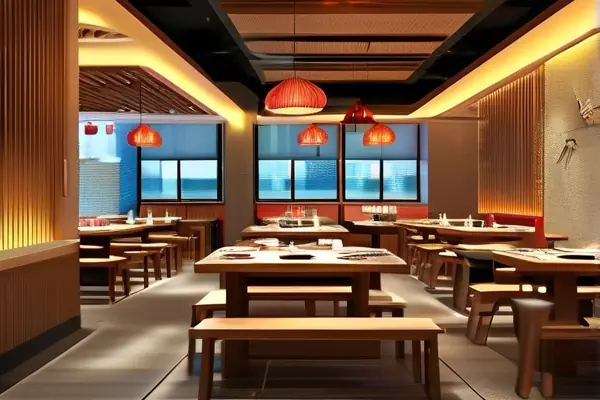 火鍋店內(nèi)部裝修效果圖