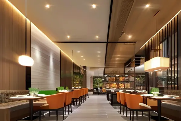 現代化餐廳裝修效果圖