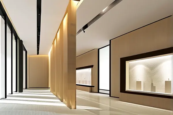 現代簡約風格展廳裝修效果圖展示
