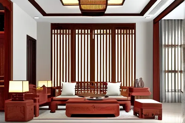 中式客廳裝修效果圖展示傳統(tǒng)與現(xiàn)代融合的設(shè)計