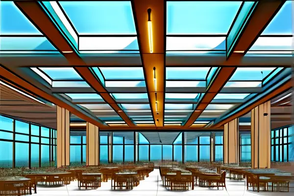 4000平米餐飲空間施工現(xiàn)場實景