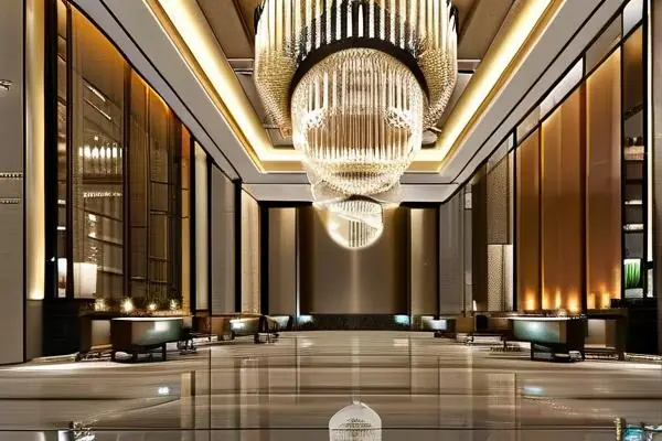 豪華酒店宴會廳裝修效果圖