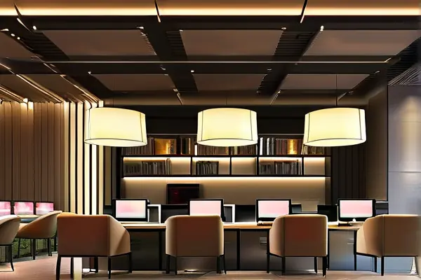 現代化網吧裝修效果展示