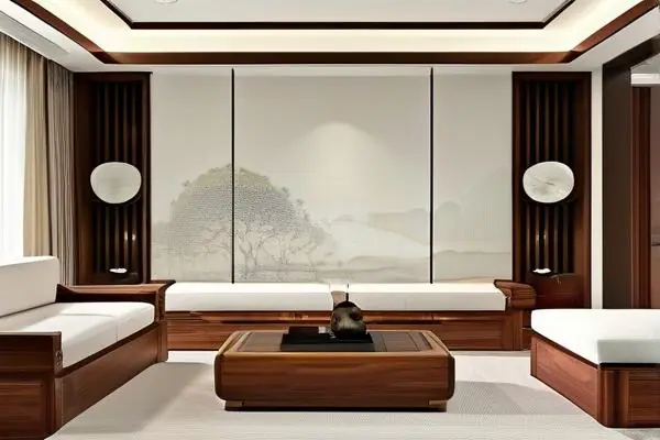 新中式風(fēng)格客廳裝修效果圖