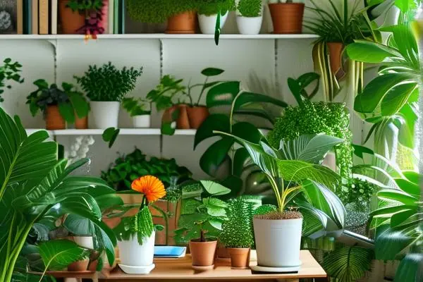 辦公室內擺放的綠植和花卉
