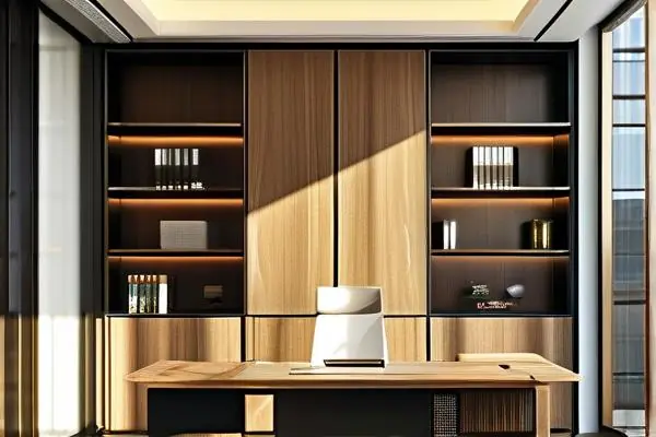 實(shí)木辦公家具搭配效果展示