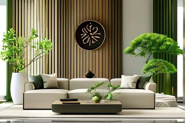 現(xiàn)代家居客廳風(fēng)水布局示意圖