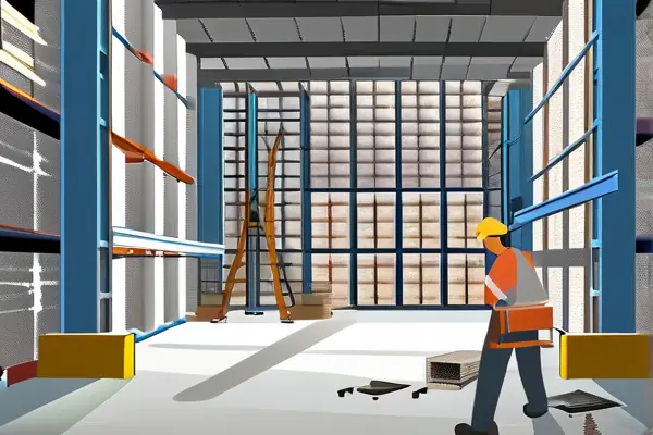 倉(cāng)庫(kù)裝修施工現(xiàn)場(chǎng)圖