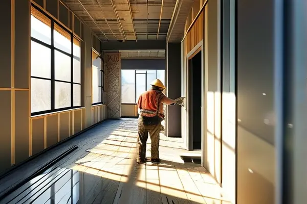 春季裝修施工現場實景