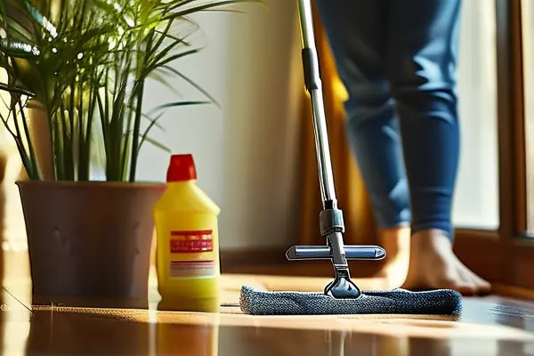 地板家具保養(yǎng)實(shí)景圖