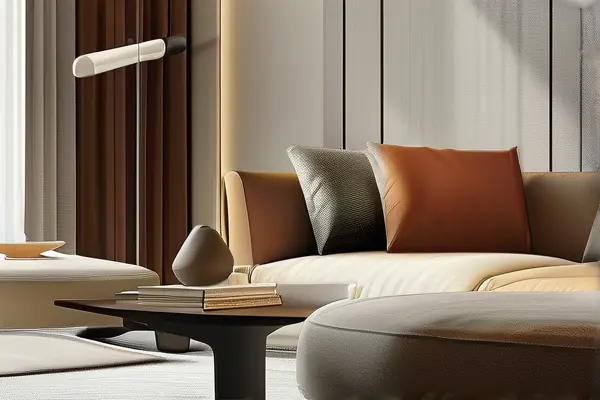 現代風格客廳軟裝設計效果圖