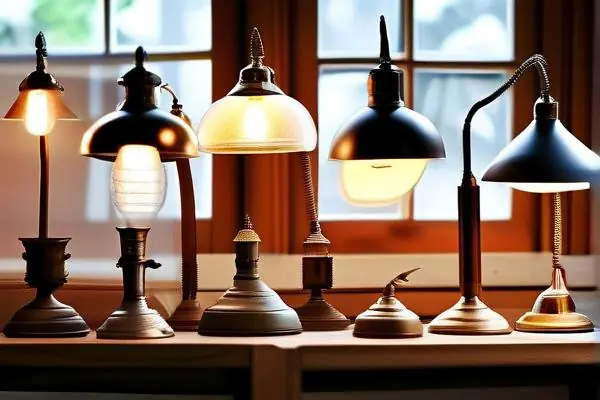 復古燈具展示圖