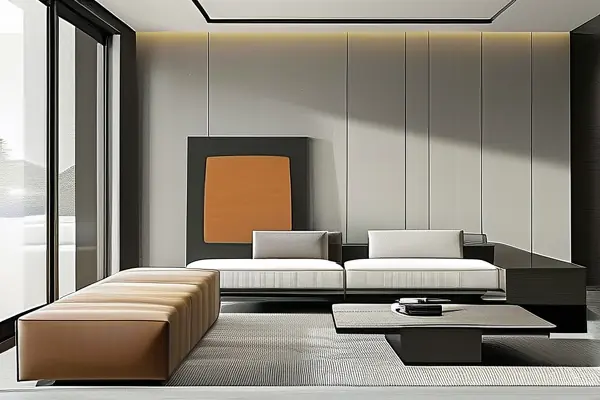 現代簡約風格客廳個性化裝修效果圖