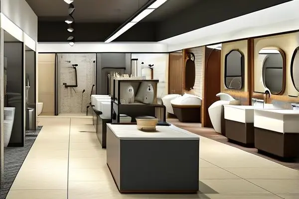 和平衛浴潔具批發市場內景展示