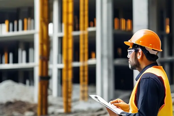 混凝土施工驗收現場實拍圖