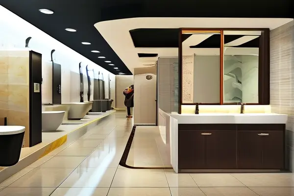 金山衛浴潔具批發市場內景展示