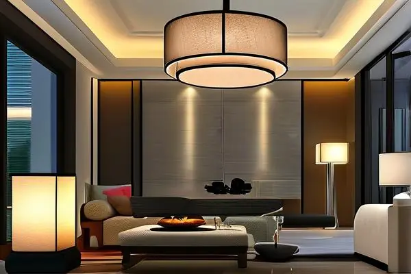 現(xiàn)代家居客廳多燈具照明效果展示