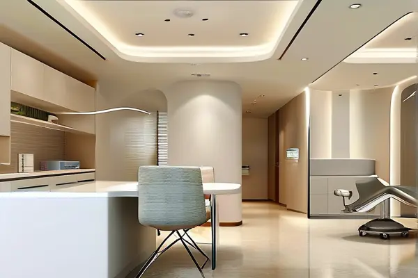 現(xiàn)代化牙科診所內(nèi)部裝修效果展示