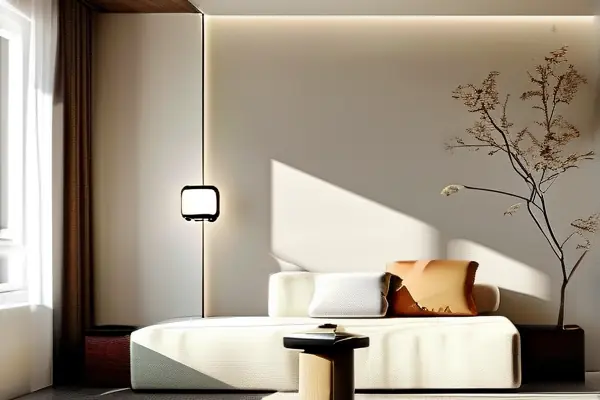 布簡單墻布在現代客廳中的實際應用效果