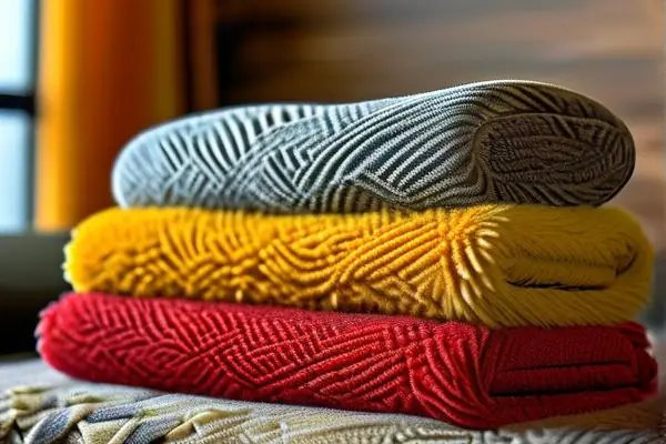 多種材質地毯的毯對比展示