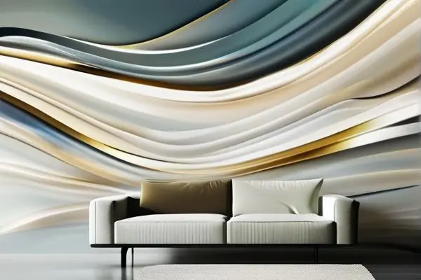 沉浸式動態壁紙墻實景效果展示