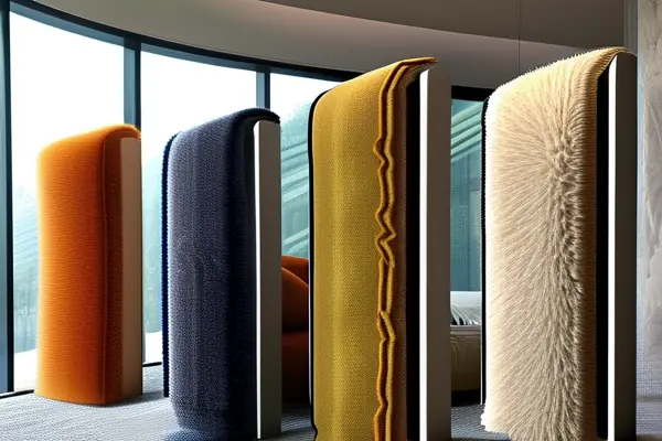 多種國產地毯材質對比展示