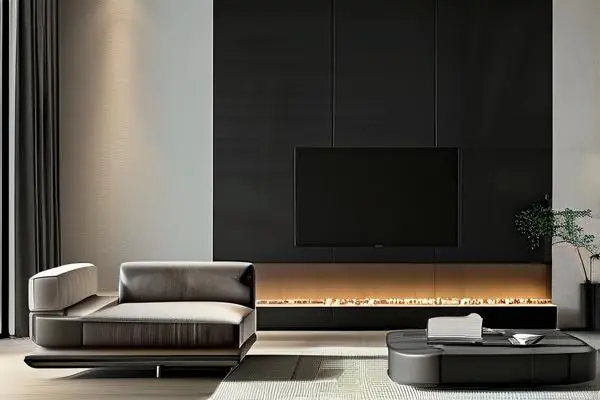 黑色乳膠漆裝修效果圖