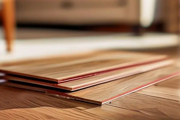 紅橡木地板紋理特寫