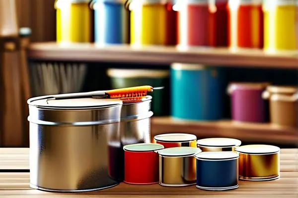 多種建材乳膠漆樣品和色卡展示