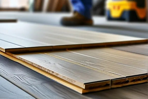 木地板施工現場實拍