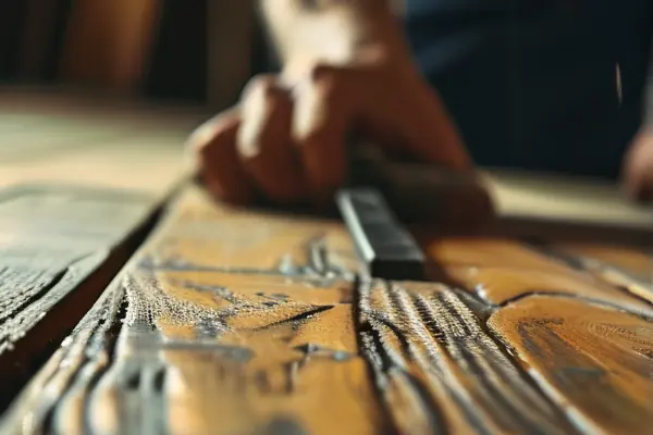 專業木地板修護過程實拍