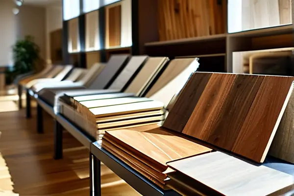 多種木地板樣品展示