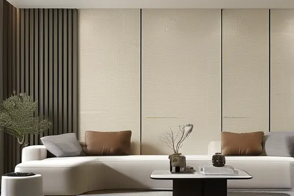 無縫墻布施工效果實拍圖