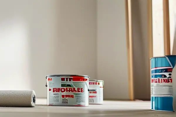 裝修師傅施工內墻乳膠漆現場