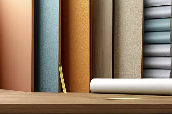 墻紙和墻布樣品對比圖