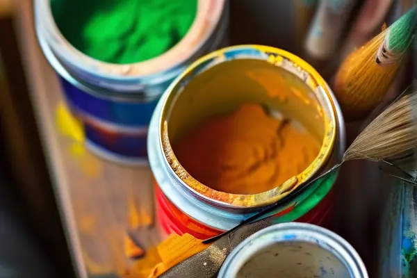 乳膠漆乳膠粉調配過程實拍