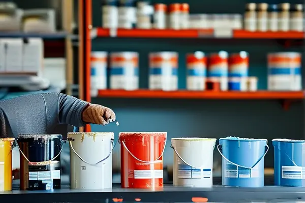 乳膠漆制作過程實景拍攝