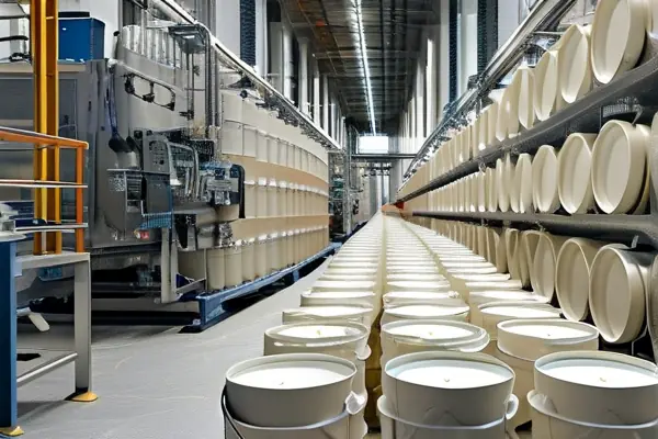 乳膠漆設備廠家生產車間實景