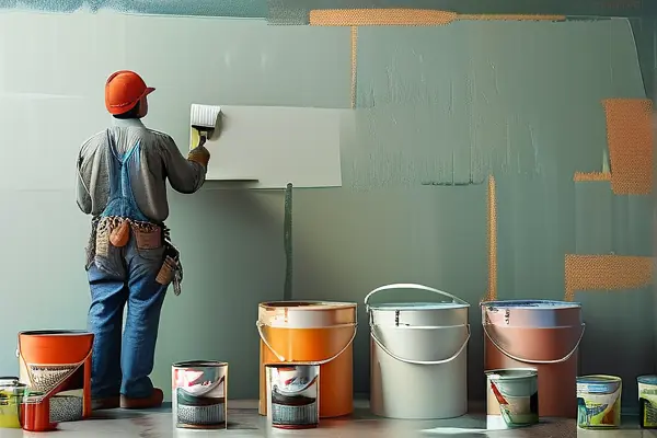 專業油漆施工過程展示