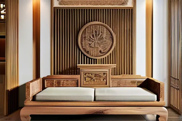 中式風(fēng)格家裝板材展示