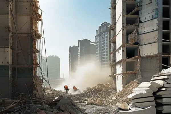 揚州二手房拆除施工現場實拍圖