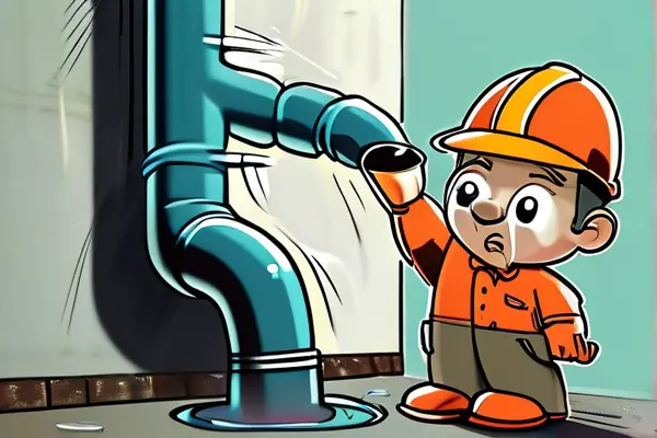 專(zhuān)業(yè)維修人員檢查家庭水管漏水