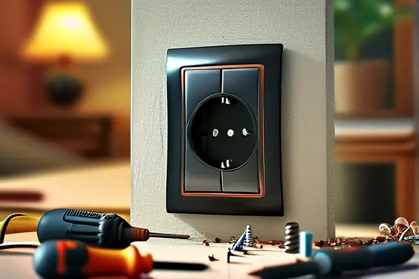 專業電工維修家庭插座現場