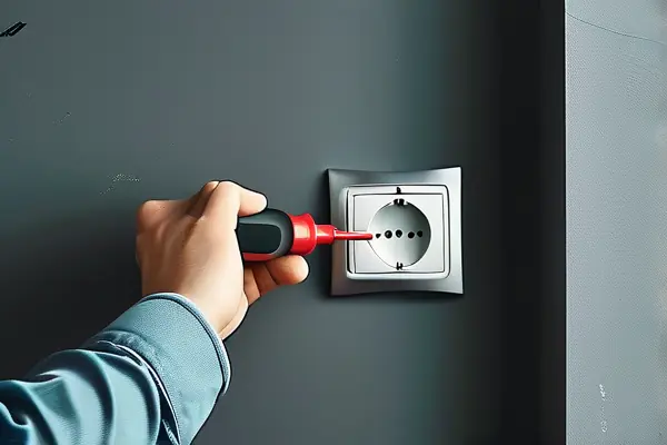 拆卸開關插座的正確方法示意圖