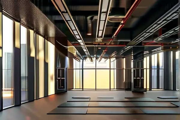符合規定的揚州健身房裝修實景圖
