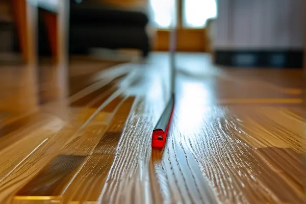 強化地板變形實拍圖展示起拱和縫隙問題