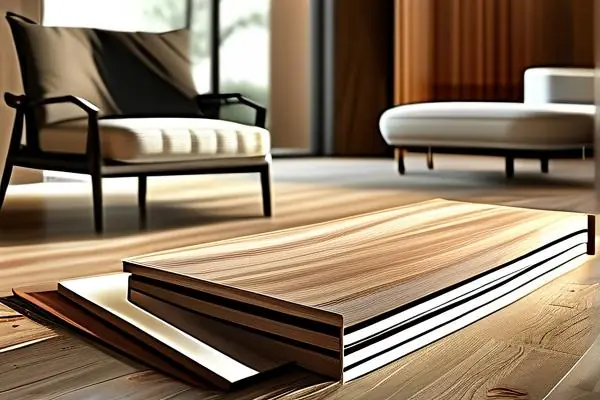 現代家居中鋪設的強化地板展示